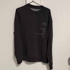 Black Crewneck Sweatshirt harry styles pop up